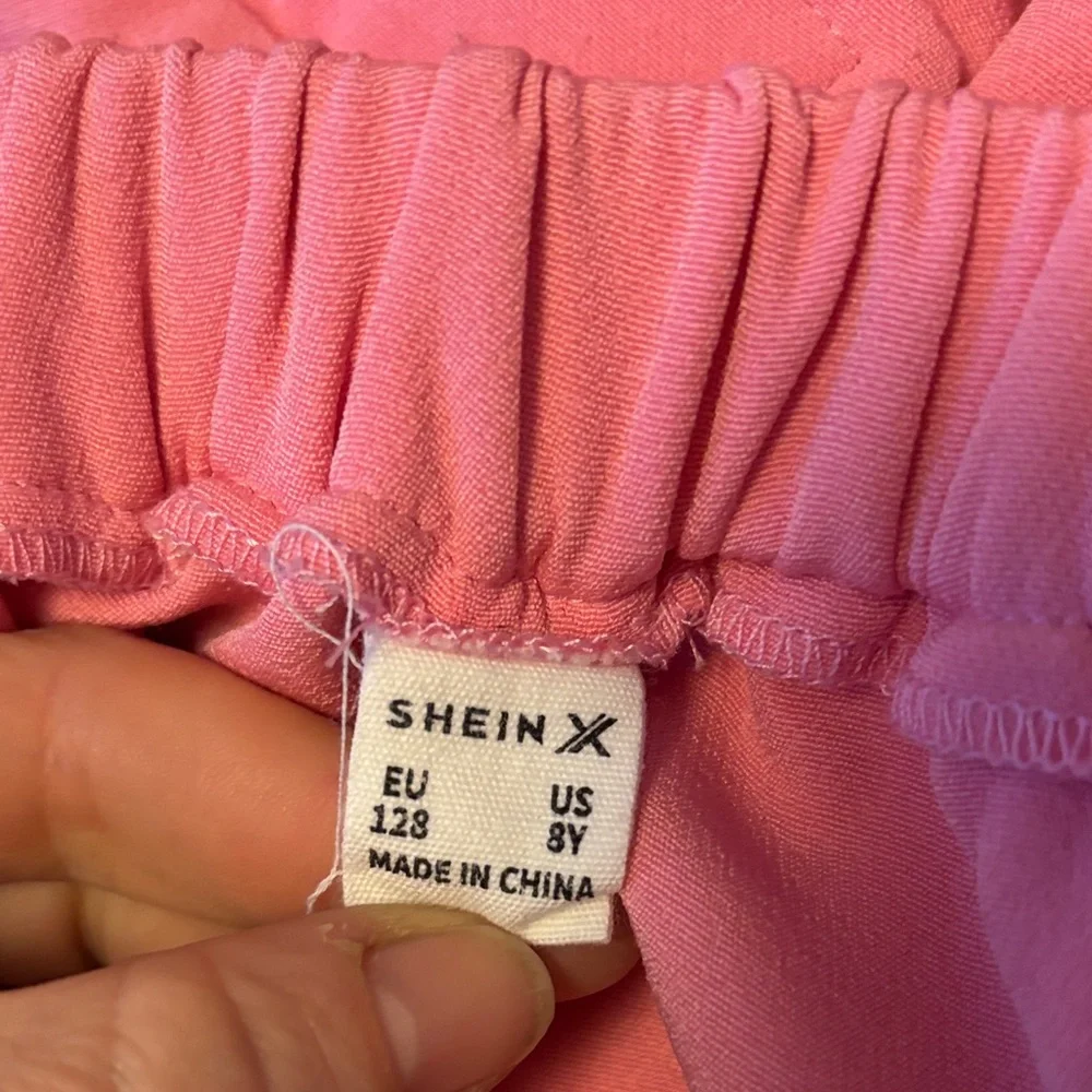SHEIN Pink Kids Skirt with Pocket